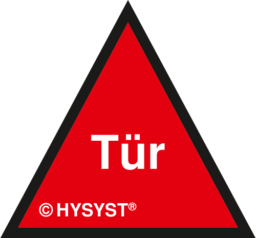 HYSYST HyPlace Patientenplatzkennzeichnung - Rot